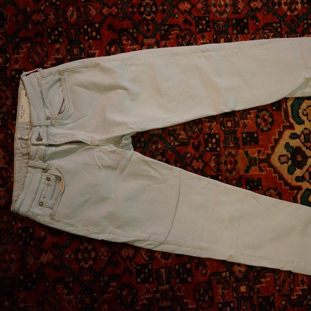 Rag & Bone stretch low waist (dre) raw hem jeans